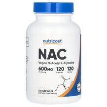 NAC Vegan N-Acetyl L-Cysteine 600 mg N-ацетилцистеин