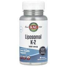 Вітамін K2 Liposomal K-2 100 mcg KAL 30 капсул Вітамін K2 Liposomal K-2 100 mcg KAL 30 капсул
