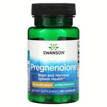 Swanson, Прегненолон, Pregnenolone Super Strength 50 mg, 60 ка...