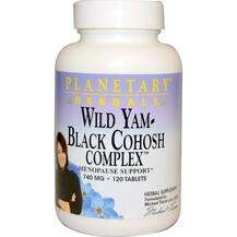Planetary Herbals, Wild Yam - Black Cohosh Complex 740 mg, 120...