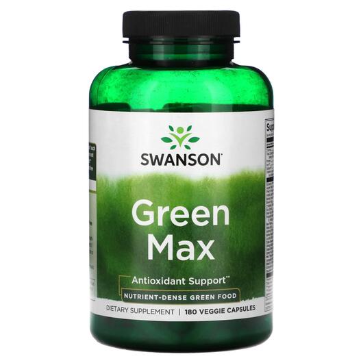 Основное фото товара Swanson, Антиоксиданты, Green Max, 180 капсул