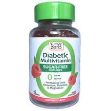 Yum-Vs, Diabetic Multivitamin Sugar Free Raspberry, 60 Gummies