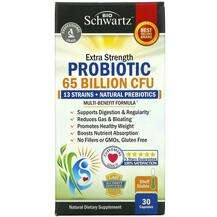 BioSchwartz, Extra Strength Probiotic 65 Billion CFU, 30 Capsules