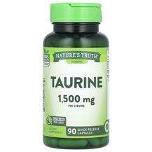 Nature's Truth, L-Таурин, Taurine 1500 mg, 90 капсул