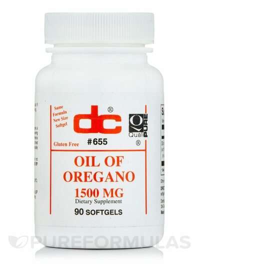 Основное фото товара Dee Cee Laboratories, Масло орегано, Oil of Oregano, 90 капсул