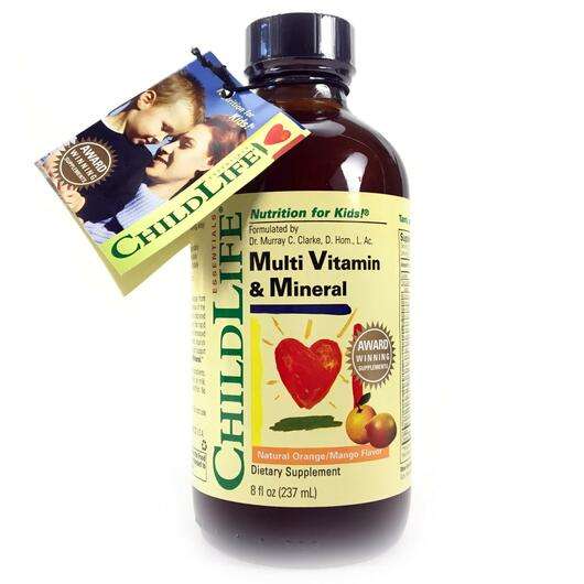 Основне фото товара ChildLife, Multi Vitamin & Mineral, Рідкі Вітаміни та міне...