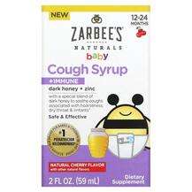 Zarbees, Baby Cough Syrup + Immune 12-24 Months Natural Cherry...
