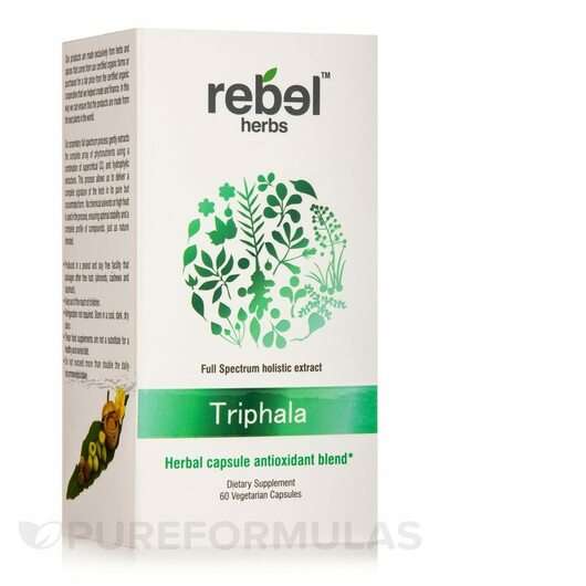 Основне фото товара Rebel Herbs, Triphala Capsules, Трифала, 60 капсул