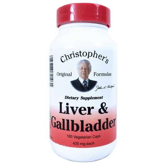 Основне фото товара Christopher's Original Formulas, Liver & Gallbladder, Підт...
