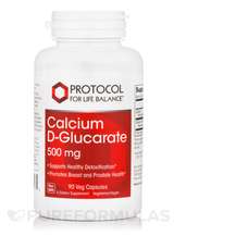 Protocol for Life Balance, Calcium D-Glucarate 500 mg, Кальцій...