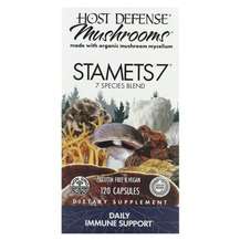 Host Defense Mushrooms, Stamets 7 Daily Immune Support, 120 Ve...