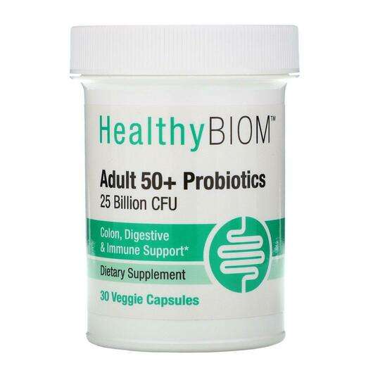 Основное фото товара HealthyBiom, Пробиотики, Adult 50+ Probiotics 25 Billion CFUs,...