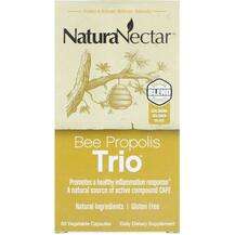 Natura Nectar, Bee Прополис Трио, Bee Propolis Trio, 60 капсул