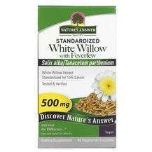 Nature's Answer, White Willow with Feverfew 500 mg, Кора ...