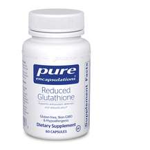 Pure Encapsulations, L-Глутатион, Reduced Glutathione, 60 капсул