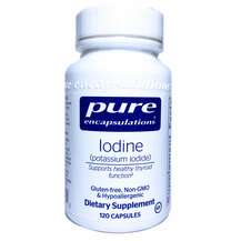 Pure Encapsulations, Iodine Potassium iodide, Йодид калію, 120...