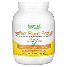 Super Nutrition, Perfect Plant Protein Vanilla, Протеїн, 1020 г