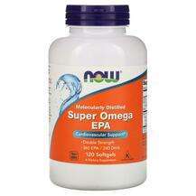 Now, Омега-3, Super Omega EPA, 120 капсул