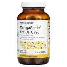 Metagenics, OmegaGenics EPA-DHA 720 Lemon Lime, Омега-3, 120 к...