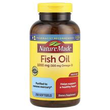 Fish Oil 1000 mg Омега 3 Nature Made 250 капсул Fish Oil 1000 mg Омега 3 Nature Made 250 капсул