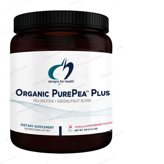 Основне фото товара Designs for Health, Organic PurePea Plus, Гороховий Протеїн, 5...