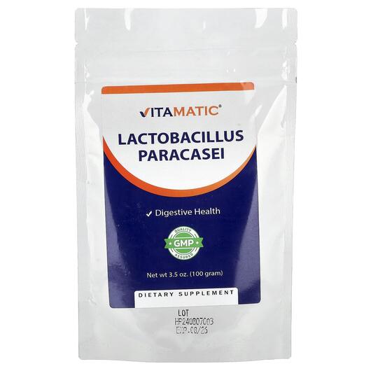 Основне фото товара Vitamatic, Lactobacillus Paracasei, Лактобактерії, 100 г