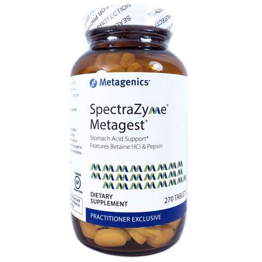 Основне фото товара Metagenics, Spectra Zyme Metagest, Травні ферменти, 270 таблеток