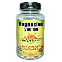 Natures Life, Магний с Витамином B6, Magnesium 500 mg B6, 100 ...