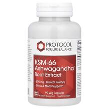 Ашваганда KSM-66 Ashwagandha Root Extract 600 mg Protocol
