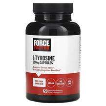 Force Factor, L-Tyrosine 1000 mg, L-Тирозин, 120 капсул