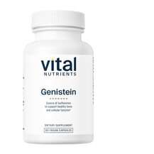 Vital Nutrients, Genistein 125 mg, Геністеїн, 60 капсул
