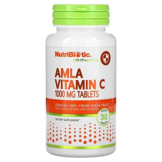 Основне фото товара NutriBiotic, Immunity Amla Vitamin C 1000 mg, Вітамін C, 30 та...