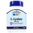 Фото товара 21st Century, L-Лизин 600 мг, L-Lysine, 90 таблеток