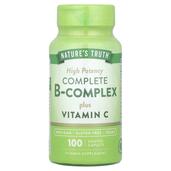High Potency Complete B-Complex Plus Vitamin C