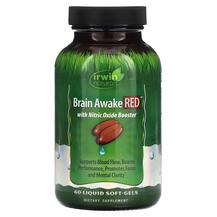 Brain Awake Red Поддержка мозга Irwin Naturals