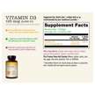 Фото складу Vitamin D3 125 mcg 5000 IU, Вітамін D3 5000 МО, 360 капсул