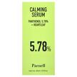 Фото складу Panthenol 5.78 Heartleaf Calming Serum Фото складу Parnell, Panthenol 5.78 Heartleaf Calming Serum, Сироватка, 30 мл