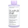 Фото применение Olaplex, Шампунь, No. 4P Blonde Enhancer Toning Shampoo, 250 мл