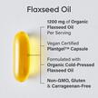 Фото применение Flaxseed Oil with Plant Based Omega-3 1200, Льняное Масло, 180 ка