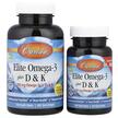 Фото применение Carlson, Омега 3, Elite Omega-3 Plus D & K 60+, 30 мягких гел