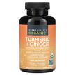 Фото використання Organic Turmeric + Ginger, Екстракт кореня куркуми, 90 таблеток