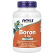 Фото використання NOW, Boron 3 mg, Бор 3 мг, 250 капсул