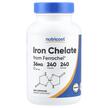 Фото використання Nutricost, Iron Chelate From Ferrochel 36 mg, Залізо, 240 капсул