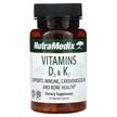 Фото применение NutraMedix, Витамины D3 + K2, Vitamins D3 & K2, 60 капсул