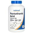 Фото використання Pantothenic Acid Vitamin, Вітамін B5 Пантотенова кислота, 240 кап