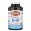 Фото применение ДГК, Kids Chewable DHA Bursting Orange Flavor, 120 гелеых капсул