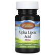 Фото використання Carlson, Alpha Lipoic Acid 300 mg, Альфа-ліпоєва, 30 таблеток