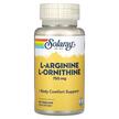 Фото використання Solaray, L-Arginine L-Ornithine 750 mg, L-Аргінін, 50 капсул