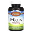 Фото применение Carlson, Витамин E Токоферолы, E-Gems 400 IU 268 mg, 200 капсул