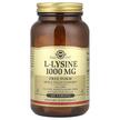 Фото применение Solgar, L-Лизин 1000 мг, L-Lysine Free Form 1000 mg, 100 таблеток
